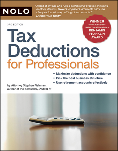 Title details for Tax Deductions for Professionals by Stephen Fishman - Available
